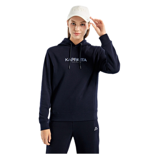 Kappa卡帕套头帽衫新款冬女加绒运动卫衣休闲外套K0B82MT03