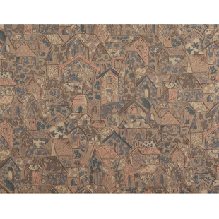 日本hokkoh进口60支Lawn棉布料速写房屋轻薄透气舒适手工裙子服装