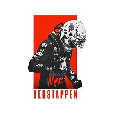 马克斯维斯塔潘F1红牛车队车贴
