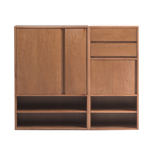 失物招领 不等式鞋柜 家用门口实木门厅玄关收纳柜大容量现代简约