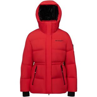 【新年红色】明星同款波司登25新款冰雪运动羽绒服女连帽短款保暖