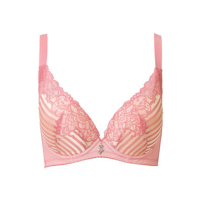 古今女士文胸正品3/4深V型条纹