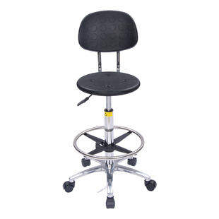 防静电升降凳子实验室工厂车间流水线旋转凳学校办公发泡圆凳子
