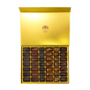 椰枣沙特进口纯天然零脂沙漠迪拜椰枣礼盒6个品种混合400克/盒