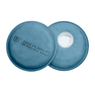 宝顺安3202KN100防尘口罩滤棉防工业粉尘煤矿井下专用口罩滤芯