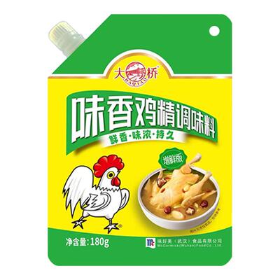大桥味香鸡精调味料180g大包装