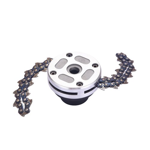 无绳链条式螺纹打草头园林机械配件机草头机割灌割草机链条灌打割