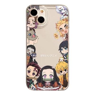 适用于三星GalaxyS25手机壳SAMSUNG鬼灭之刃Q版S24Plus透明新款S25ultra卡通动漫二次元无限城周边男女保护套