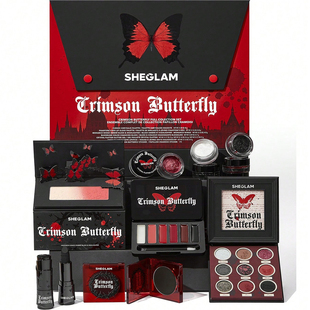 Sheglam万圣节猩红蝴蝶crimson butterfly口黑眼影盘