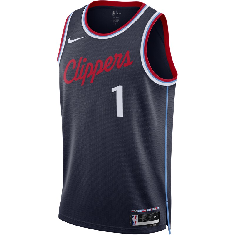 Nike耐克快船队NBA速干男子球衣