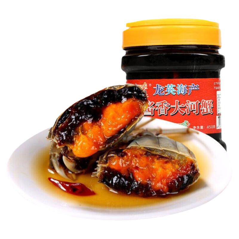 生腌花雕蟹酱香大河蟹即食罐装