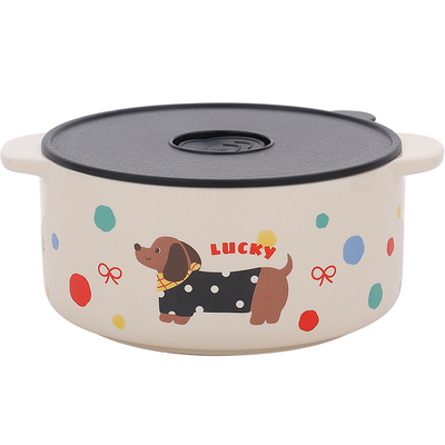 cookzone带盖保鲜碗陶瓷饭盒餐盒