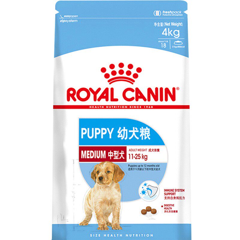 皇家冠能幼犬奶糕粮中大型犬专用