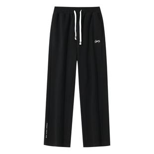 维动长裤男秋冬加绒运动裤美式篮球裤学生青少年休闲直筒质感卫裤