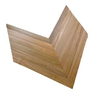 缅甸柚木老料二手翻新防水地板地暖锁扣家用改刀原木环保轻奢极简