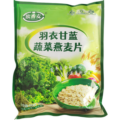 羽衣甘蓝蔬菜燕麦片18包入