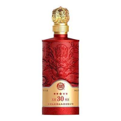 五星精品52度浓香型30酒白水杜康