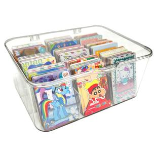 卡片收纳盒大容量奥特曼分格册多卡位亚克力透明小马宝莉卡展示盒