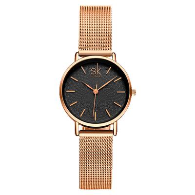 SK女士手表女款高颜值网带石英表腕表手表优雅时尚2025新款女表