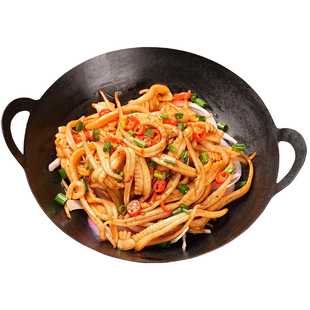 雕花鲜鱿500g深海新鲜活鱿鱼须酒店烧烤铁板特色半成品冷冰冻食材