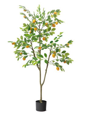 仿真绿植柠檬树盆栽服装店
