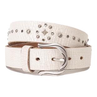 IN EXISTENCE存世24FW裂纹铆钉做旧头层牛皮复古腰带