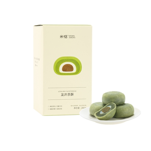 米惦龙井茶酥抹茶饼干杭州特产绿茶麻薯无蔗糖糕点休闲健康零食