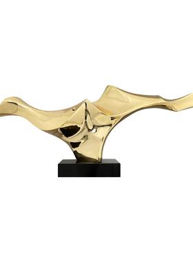 树脂雕塑云山客厅玄关边柜