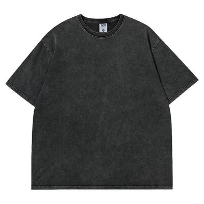 美式纯色短袖T恤宽松休闲半袖