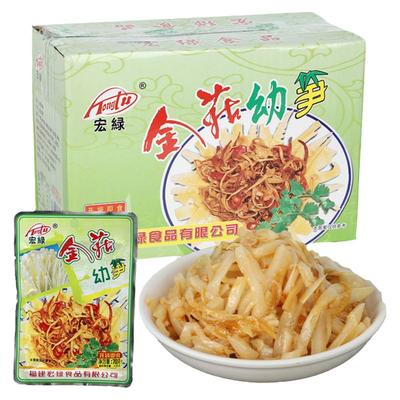 宏绿金菇幼笋开袋即食下饭菜咸菜