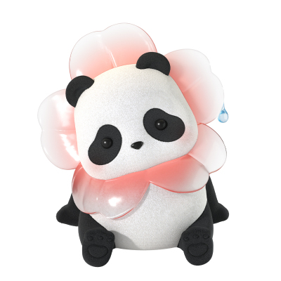 PandaRoll限定版春天花花限定款