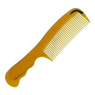 牛筋梳子加厚折不断齿黄色大号梳子防静电男女士用10件套随身便携
