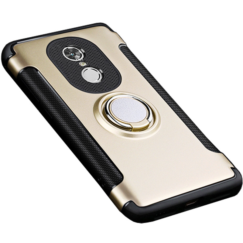 红米note4X手机壳带磁吸指环支架
