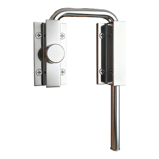 厕所插销门栓免打孔门锁扣老式平移推拉门锁固定卡扣入户门二道锁