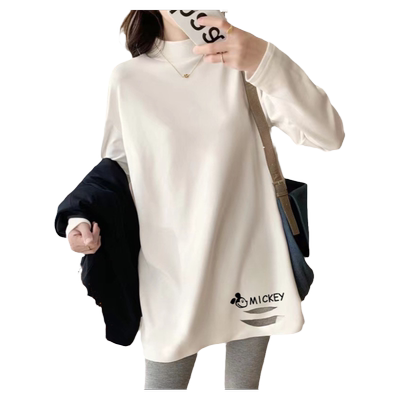 叠穿卫衣打底衫女秋冬加绒内搭