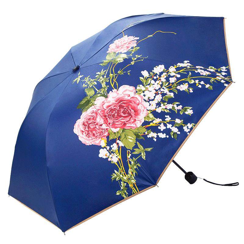 双层折叠雨伞防晒防紫外线