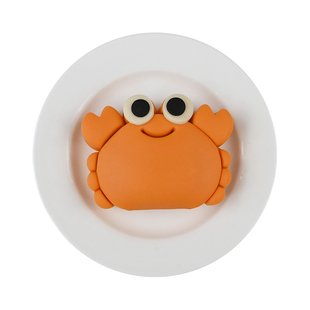 螃蟹兔子荷叶夹馒头模具卡通花样造型辅食面食印花3D烘焙切模工具