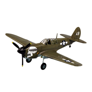 恒辉模型 hobbyboss 80252 1/72 P-40N 战斗机 拼装飞机模型