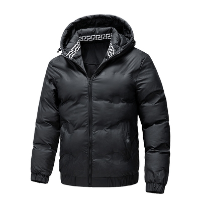 加厚冬季连帽棉衣外套