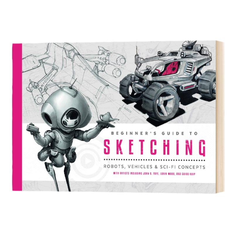 正版 Beginner's Guide to Sketching 素描初学者指南