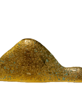 新中式风禅意样板房软装玄关假山