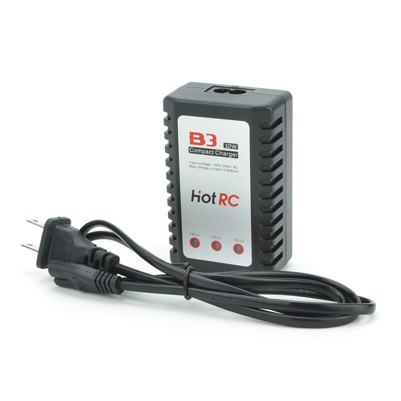 B3平衡锂电池充电器7.4V 11.1V 2S 3S 遥控RC模型车玩具车用特价