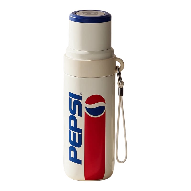 PEPSI百事可乐吸管保温杯316不锈钢学生水杯便携儿童杯子大容量男