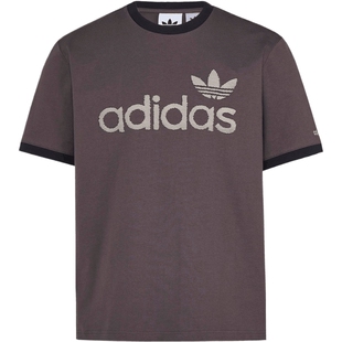 滔搏adidas阿迪达斯三叶草男子RINGER运动舒适休闲短袖T恤KY8453