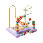 嫚熙婴幼儿绕珠玩具0到1岁蒙氏早教益智儿童玩具趣味精细动作训练