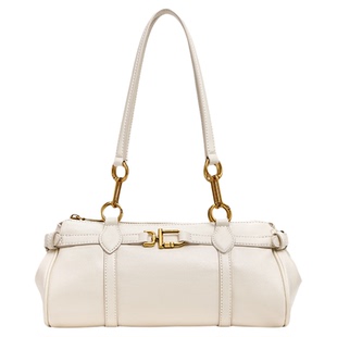 CHARLES&KEITH26夏新品CK2-30271744复古锁扣饰单肩腋下包法棍包