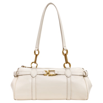 CHARLES＆KEITH复古锁扣饰法棍包