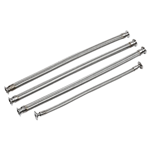 DN25不锈钢快装波纹管卫生接头卡盘快装软管食品酒厂用金属软管