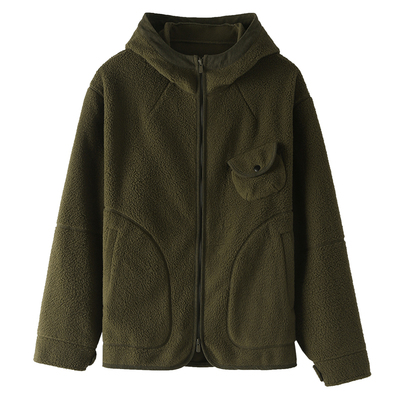 爆暖泰迪羊羔绒连帽外套