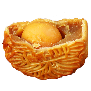 广州荔荣传统酒家100g蛋黄纯白莲蓉小月饼广东广式迷你小包装散装